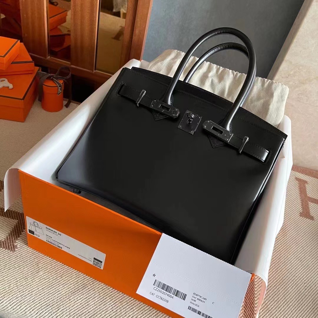 エルメス バーキン30 ブラック ヴォーエプソン シルバー金具