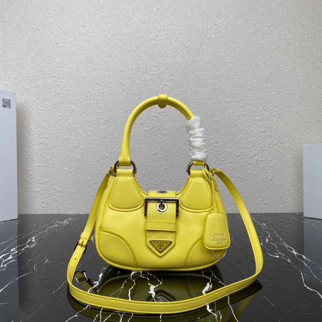 PRADA プラダ ショルダーバッグ ハンドバッグ ムーン パデッドナッパ