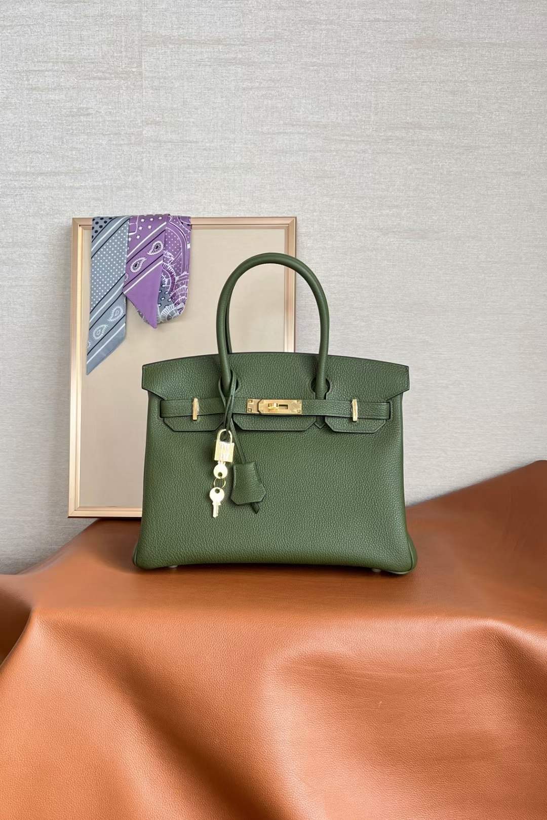 ☆バーキン25☆32×28×16cm HERMES 1497 ボックス ケース 空き箱
