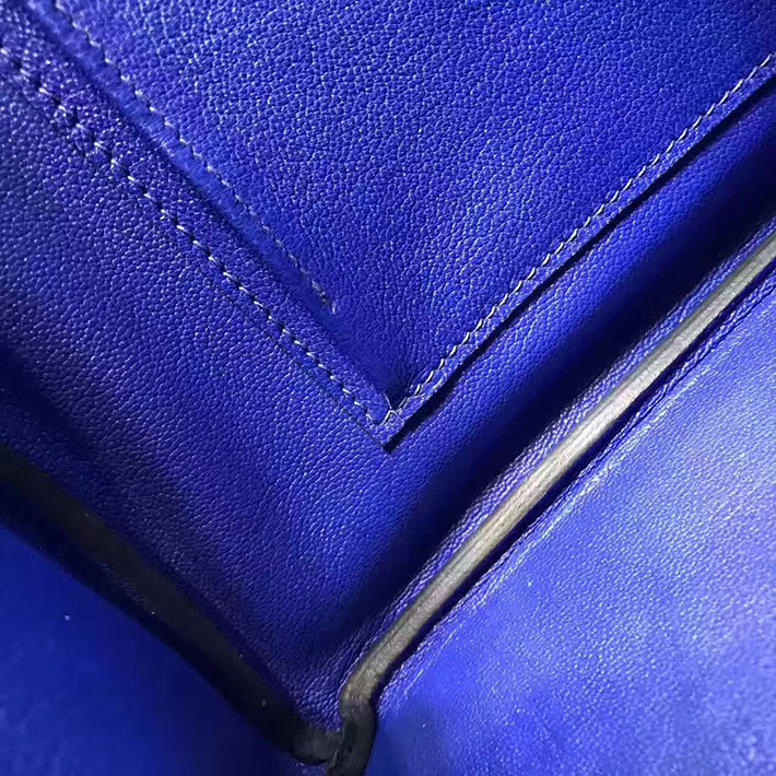 エルメス・バーキン専門店 H品 HERMES バーキン35 ブルーエレクトリック ヴォーエプソン シルバー金具 BC001 エルメスバーキンスーパーコピー - 画像 (2)