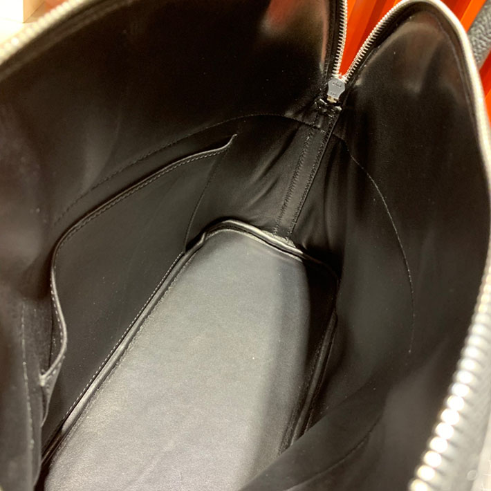 エルメス・ボリード専門店 H品 HERMES ボリード 31cm ブラック ヴォーエプソン シルバー金具 BB002 ボリード31 使い勝手 - 画像 (4)