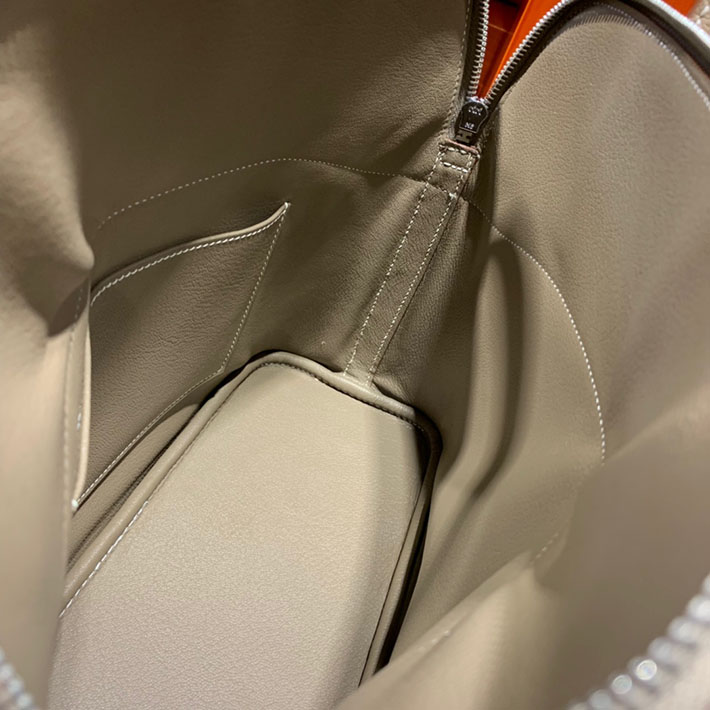 エルメス・ボリード専門店 H品 HERMES ボリード 31cm エトゥープ ヴォーエプソン シルバー金具 BB003 ボリード31 エトゥープ - 画像 (5)