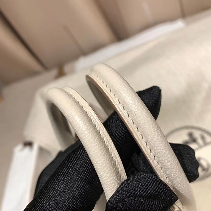 エルメス・ボリード専門店 H品 HERMES ボリード1923 ミニ シェブルミゾル クレ シルバー金具 BN003 ボリード ミニ 使い勝手 - 画像 (3)