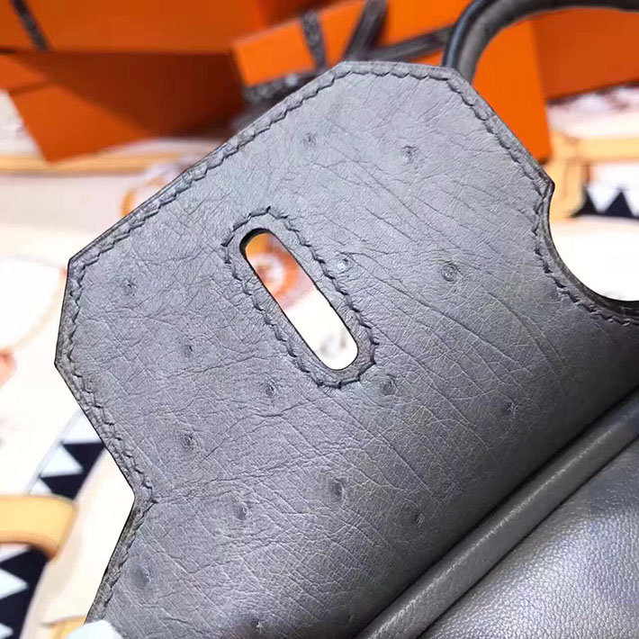 エルメス・バーキン専門店 H品 HERMES バーキン35 グリアガット オーストリッチ シルバー金具 BC004 エルメス バッグ 人気ランキング - 画像 (5)