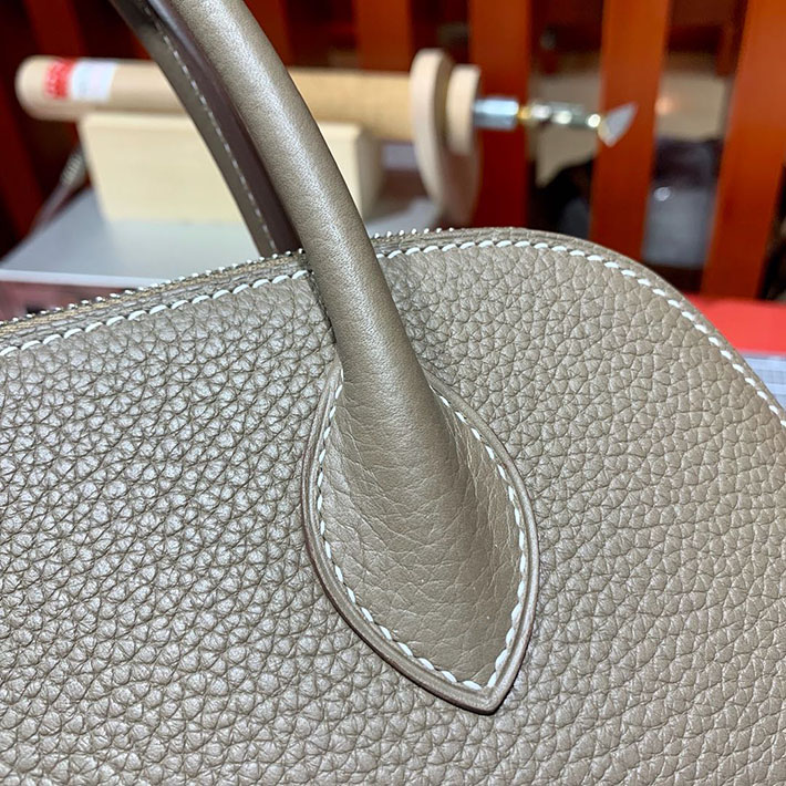 エルメス・ボリード専門店 H品 HERMES ボリード 31cm トゥルティエールグレー トゴ シルバー金具 BB005 エルメス ボリード31 - 画像 (3)