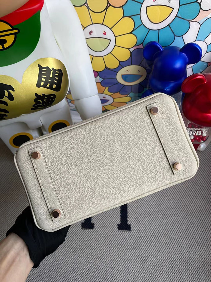 エルメス・バーキン専門店 H品 HERMES バーキン25 クレ トゴ ゴールド金具 BZ006 バーキン25 トゴ - 画像 (5)