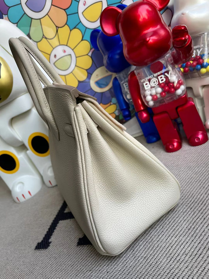 エルメス・バーキン専門店 H品 HERMES バーキン25 クレ トゴ ゴールド金具 BZ006 バーキン25 トゴ - 画像 (4)