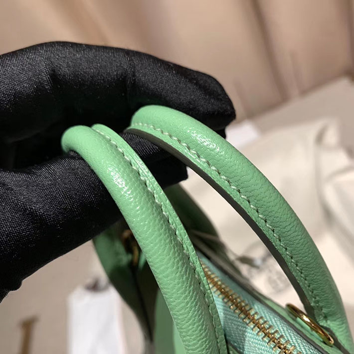 エルメス・ボリード専門店 H品 HERMES ボリード1923 ミニ シェブルミゾル ヴェールクリケット ゴールド金具 BN006 ボリード1923 ミニ 定価 - 画像 (4)