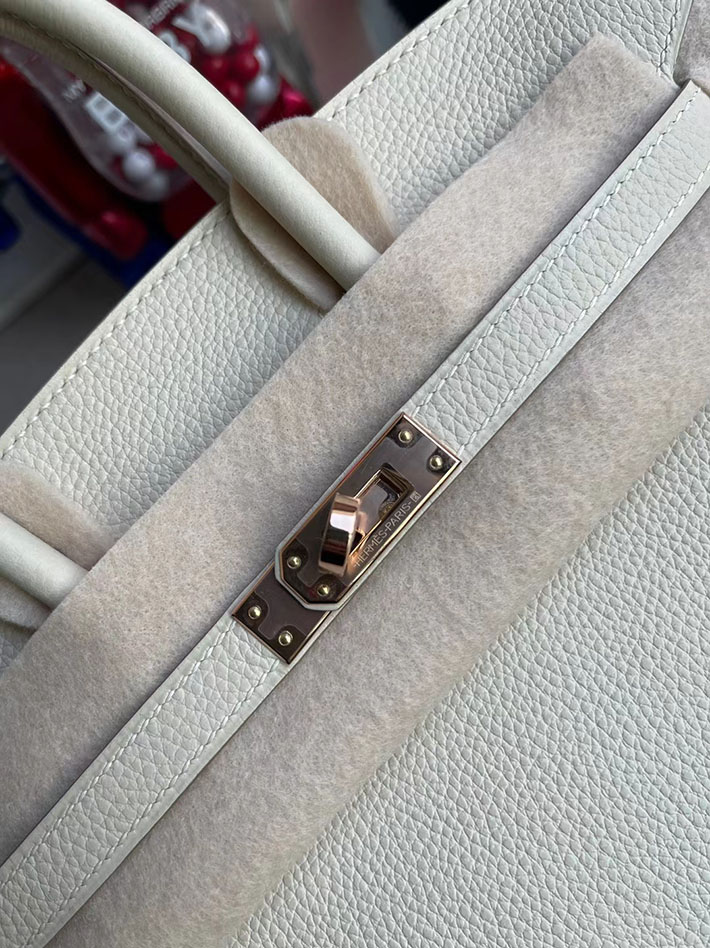 エルメス・バーキン専門店 H品 HERMES バーキン25 クレ トゴ ゴールド金具 BZ006 バーキン25 トゴ - 画像 (3)