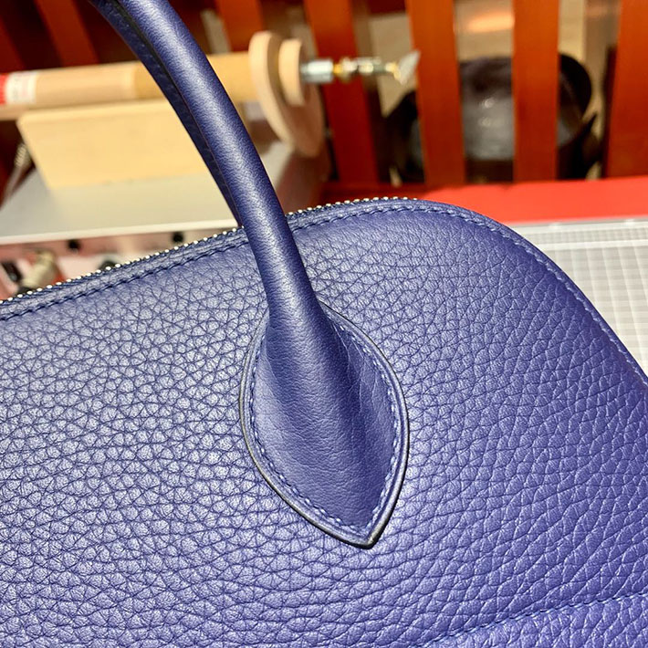 エルメス・ボリード専門店 H品 HERMES ボリード 31cm ブルーブライトン トゴ シルバー金具 BB006 エルメス ボリード 定価 - 画像 (3)