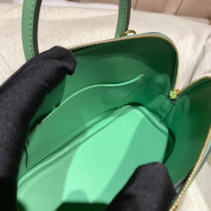 エルメス・ボリード専門店 H品 HERMES ボリード1923 ミニ シェブルミゾル ヴェールクリケット ゴールド金具 BN006 ボリード1923 ミニ 定価 - 画像 (2)