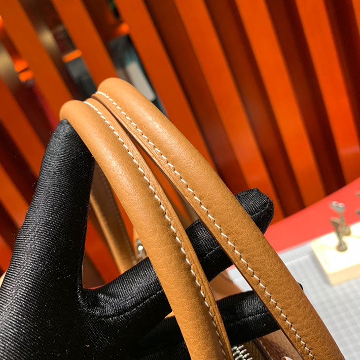 エルメス・ボリード専門店 H品 HERMES ボリード 31cm ゴールド トゴ シルバー金具 BB007 エルメス ボリード 人気 - 画像 (9)