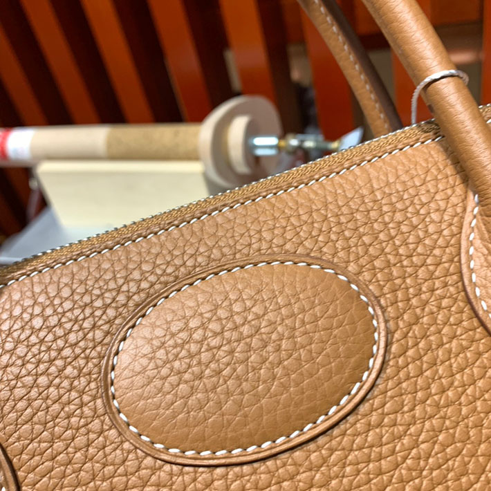 エルメス・ボリード専門店 H品 HERMES ボリード 31cm ゴールド トゴ シルバー金具 BB007 エルメス ボリード 人気 - 画像 (7)