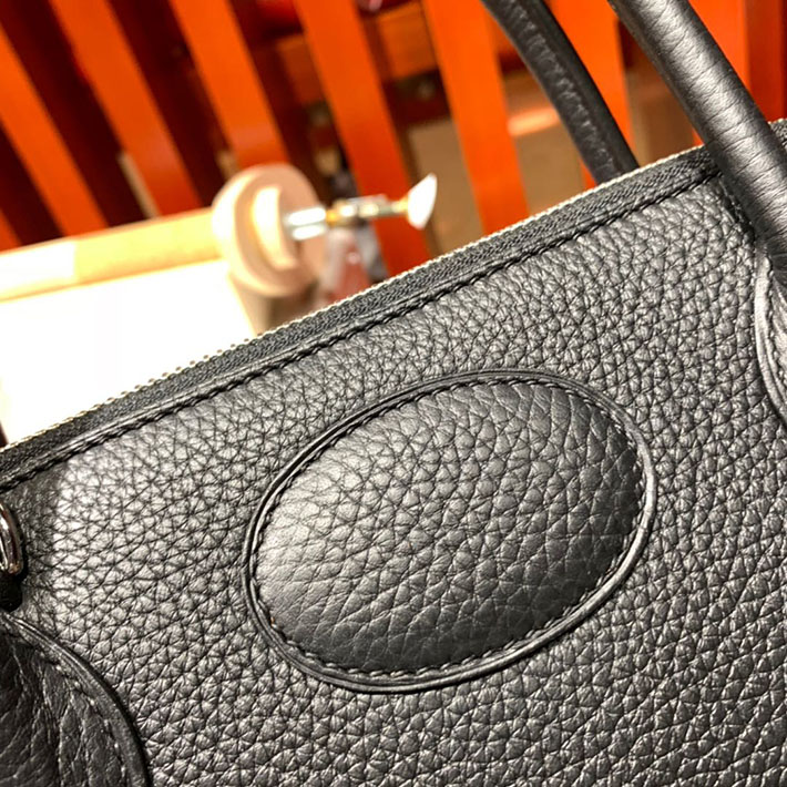 エルメス・ボリード専門店 H品 HERMES ボリード 31cm ブラック トゴ シルバー金具 BB009 エルメス ボリード31 安い - 画像 (9)
