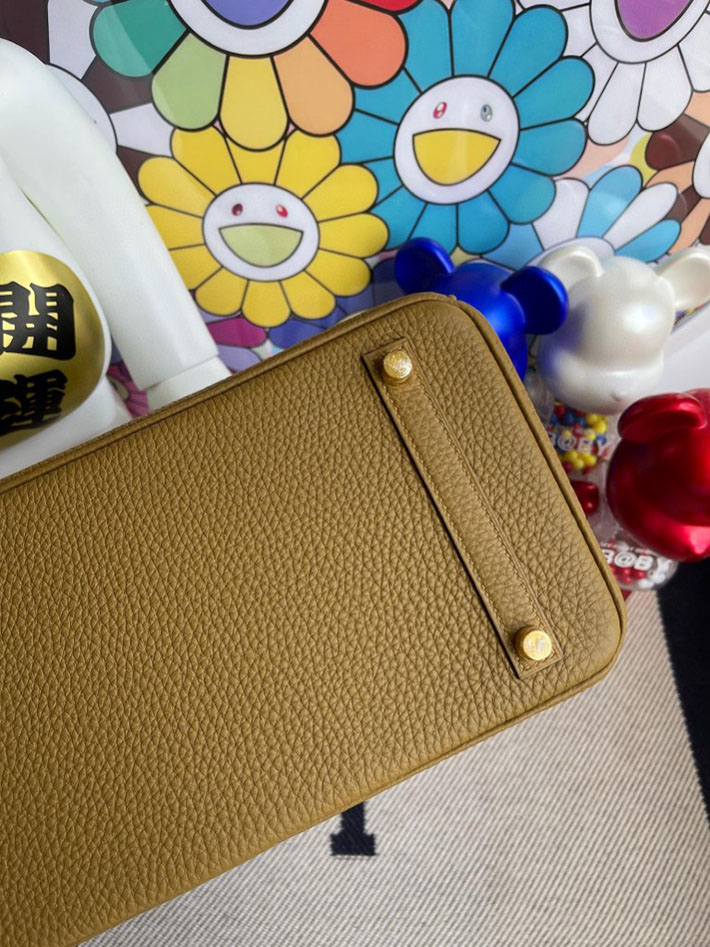エルメス・バーキン専門店 H品 HERMES バーキン30 ビスキュイ トリヨンクレマンス ゴールド金具 BX009 エルメス バッグ 値段 - 画像 (2)