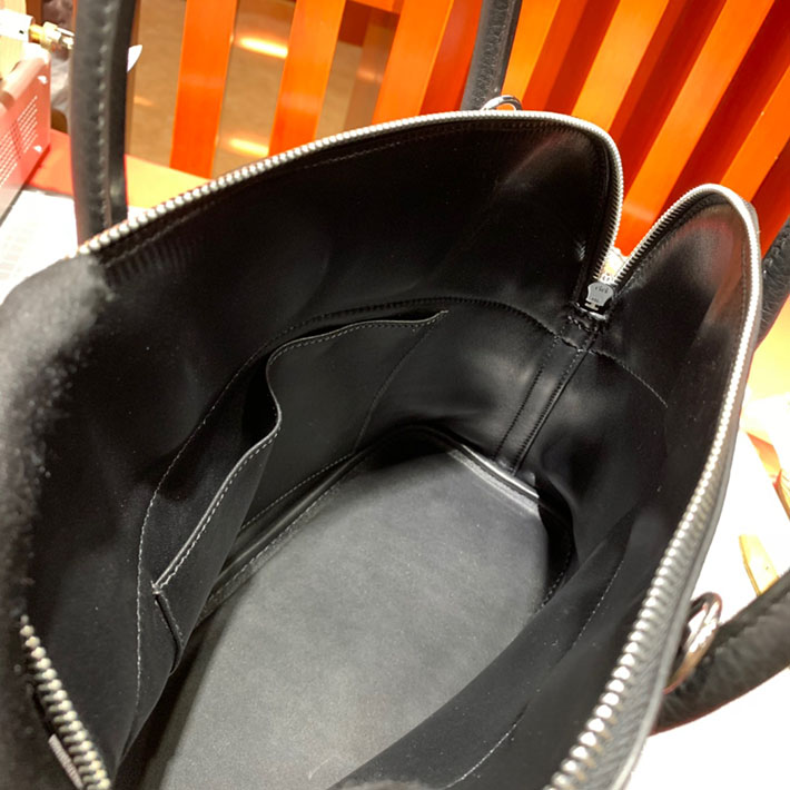 エルメス・ボリード専門店 H品 HERMES ボリード 31cm ブラック トゴ シルバー金具 BB009 エルメス ボリード31 安い - 画像 (5)