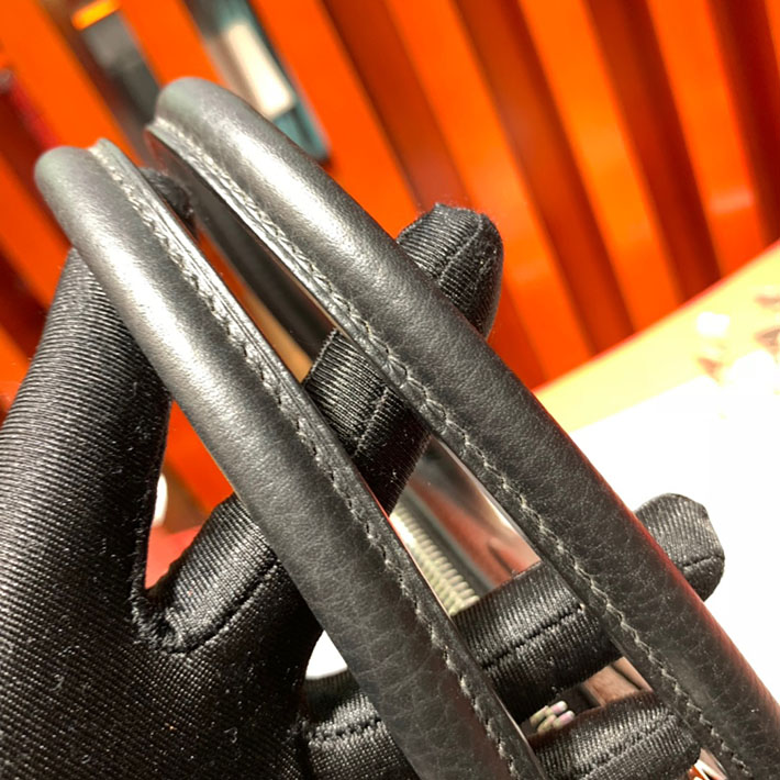 エルメス・ボリード専門店 H品 HERMES ボリード 31cm ブラック トゴ シルバー金具 BB009 エルメス ボリード31 安い - 画像 (2)