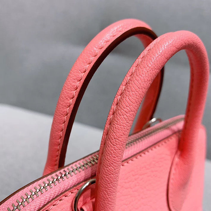 エルメス・ボリード専門店 H品 HERMES ボリード1923 ミニ シェブルミゾル ローズコンフェッティ シルバー金具 BN010 ボリード ミニ セール - 画像 (5)