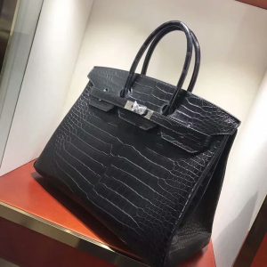 バーキン クロコ 黒