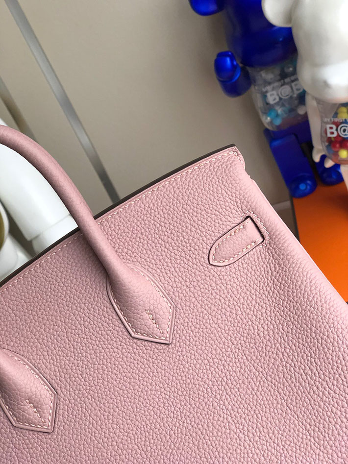 エルメス・バーキン専門店 H品 HERMES バーキン25 ローズサクラ トリヨンクレマンス ゴールド金具 BZ014 エルメスバーキン新作 - 画像 (3)