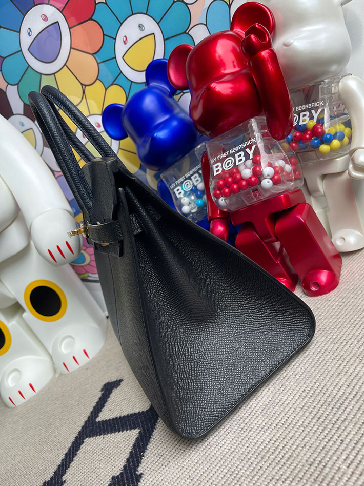 HERMES エルメス バーキンセリエ カザック 25 ブルーインディゴ/ブラック/ブルーフリーダ ヴォーエプソン ゴールド金具 BZ016 エルメス バッグ コピー - 画像 (4)