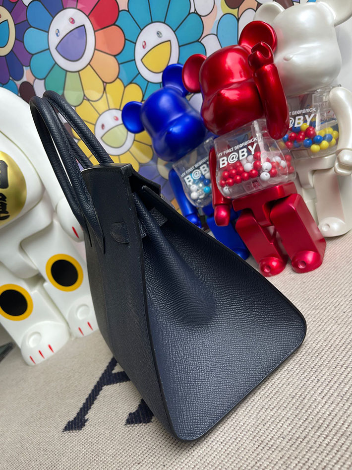 HERMES エルメス バーキンセリエ カザック 25 ブルーインディゴ/ブラック/ブルーフリーダ ヴォーエプソン ゴールド金具 BZ016 エルメス バッグ コピー - 画像 (3)