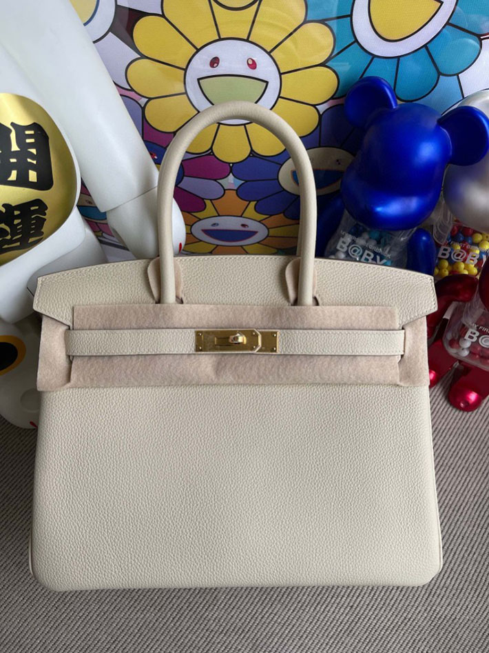 エルメス・バーキン専門店 H品 HERMES バーキン30 クレ トゴ ゴールド金具 BX017 エルメスバーキン30コピー - 画像 (7)