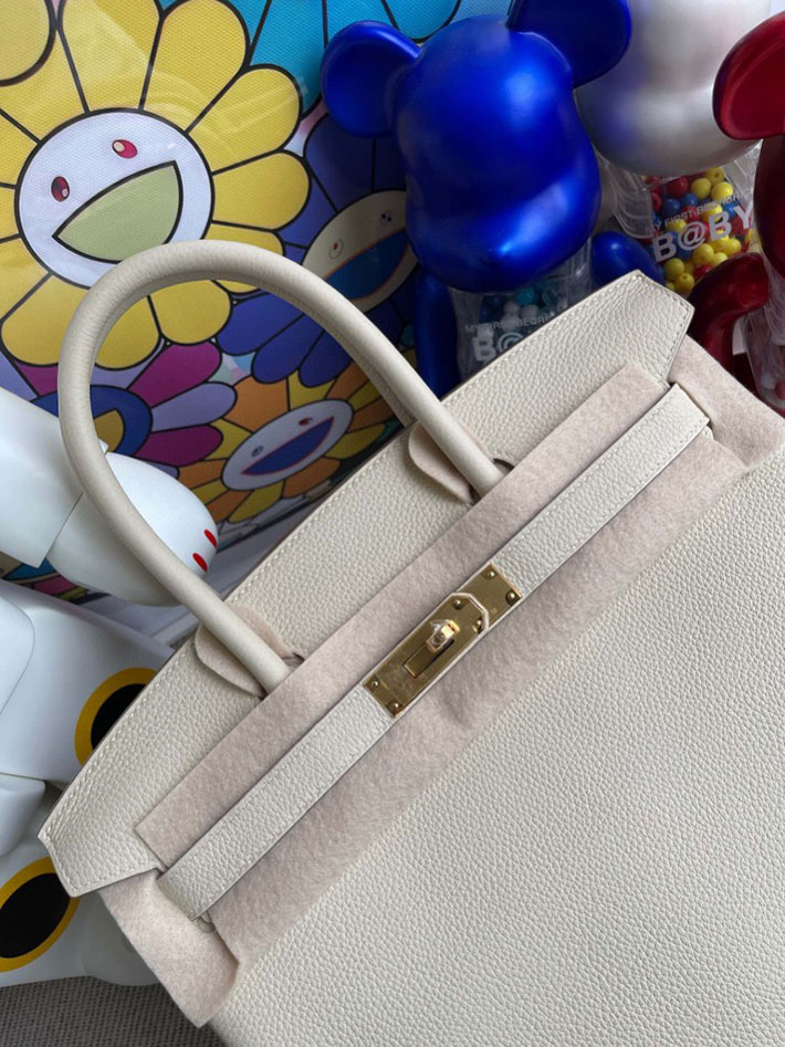 エルメス・バーキン専門店 H品 HERMES バーキン30 クレ トゴ ゴールド金具 BX017 エルメスバーキン30コピー - 画像 (6)