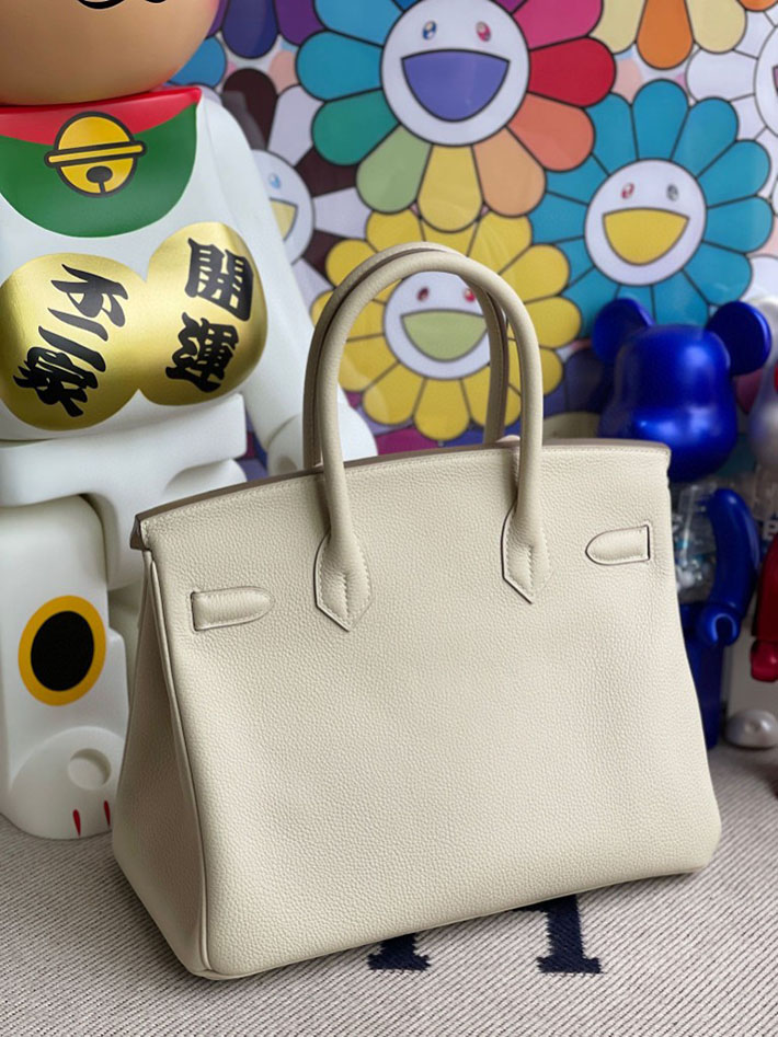 エルメス・バーキン専門店 H品 HERMES バーキン30 クレ トゴ ゴールド金具 BX017 エルメスバーキン30コピー - 画像 (4)