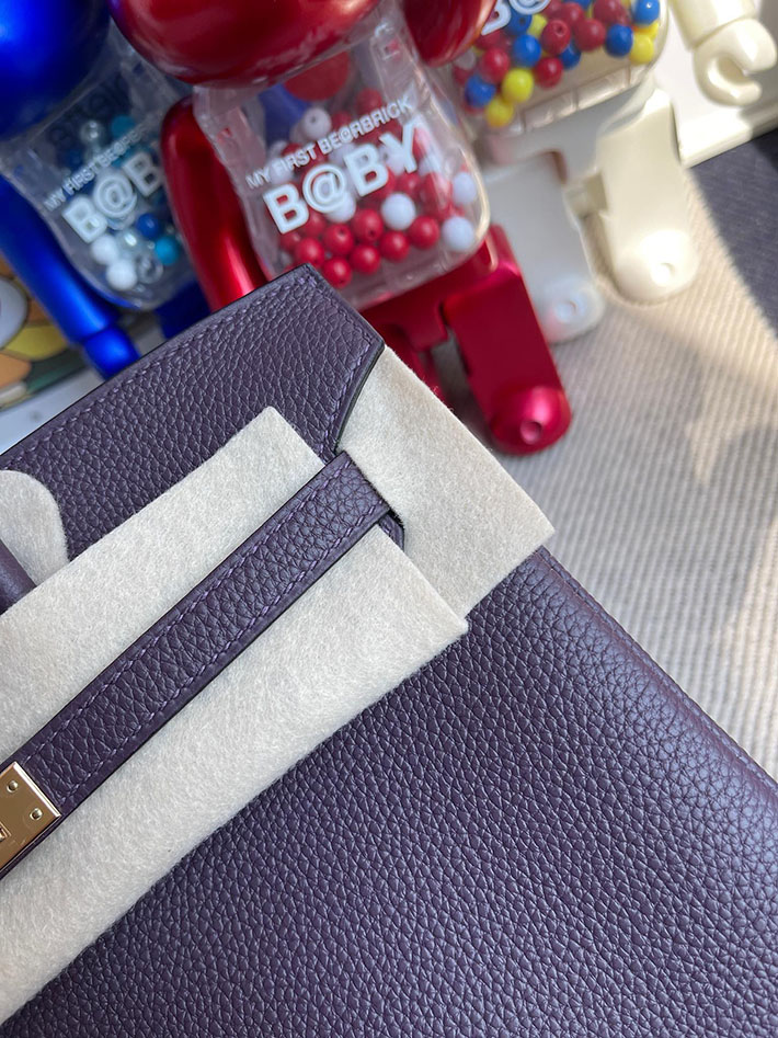 エルメス・バーキン専門店 H品 HERMES バーキン25 アイリス トゴ ゴールド金具 BZ021 エルメスバーキン25スーパーコピー - 画像 (4)