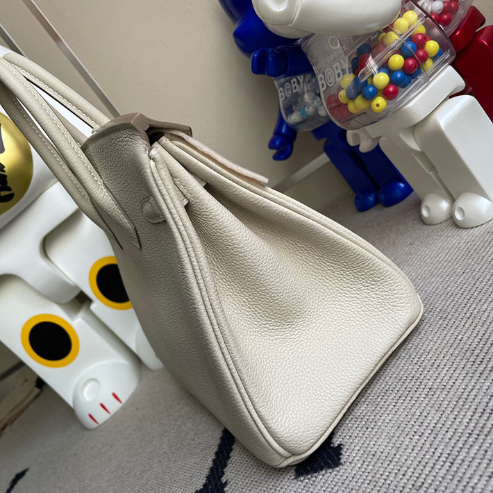 エルメス・バーキン専門店 H品 HERMES バーキン25 クレ トゴ ゴールド金具 BZ023 エルメス バーキン25 人気色 - 画像 (5)