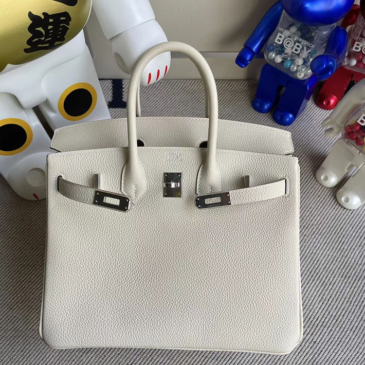 エルメス・バーキン専門店 H品 HERMES バーキン25 クレ トゴ シルバー金具 BZ030 エルメスバッグ 安い順 - 画像 (2)